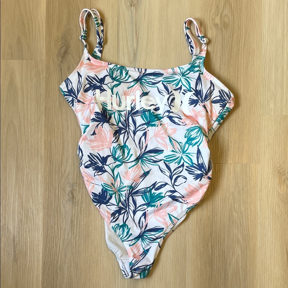 Hurley - Womens Floral One-Piece Swimsuit 1X